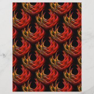 Flyer Padrão de Arte Abstrata Elegante Boho Moderno Fofo