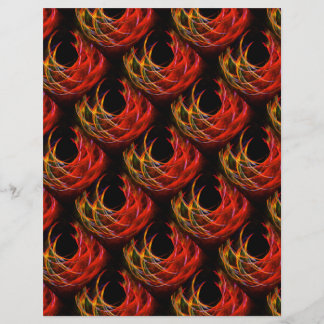 Flyer Padrão de Arte Abstrata Elegante Boho Moderno Fofo