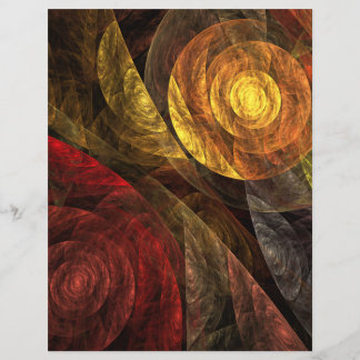 Flyer Padrão de Arte Abstrata Moderna Flor de Girassol