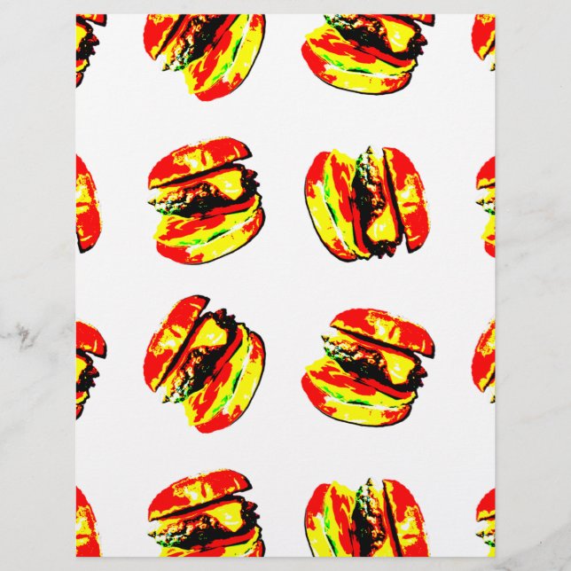 Flyer Padrão de Burger (Frente)