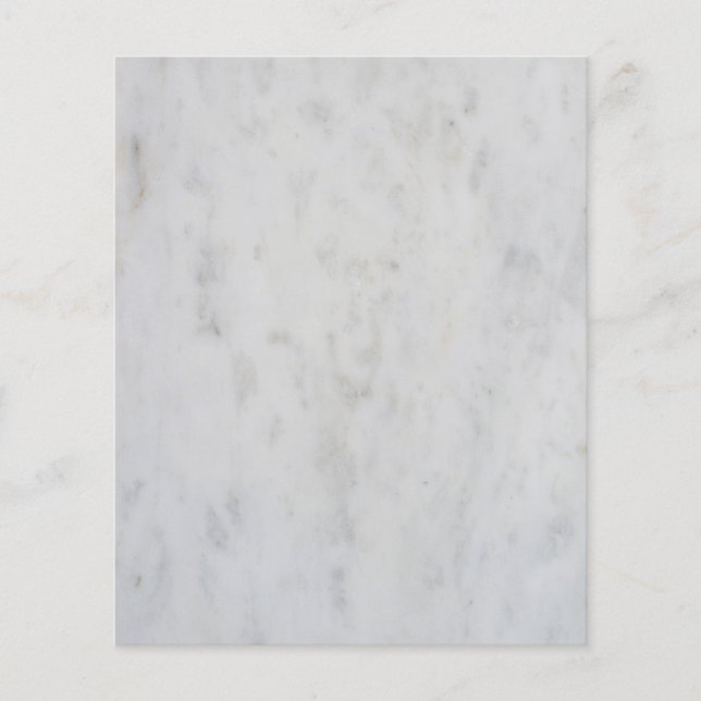 Flyer Padrão de mármore branco (Frente)
