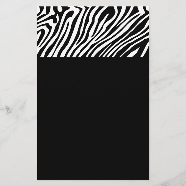 Flyer Padrão de pele de zebra (Frente)