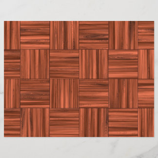 Flyer Padrão de Piso de Madeira de Cereja