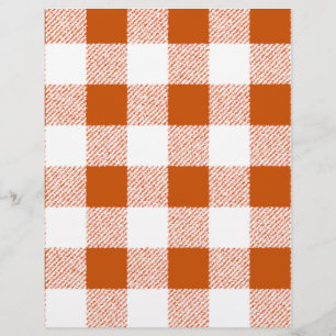 Flyer Padrão de Verificação de Gingham Brown