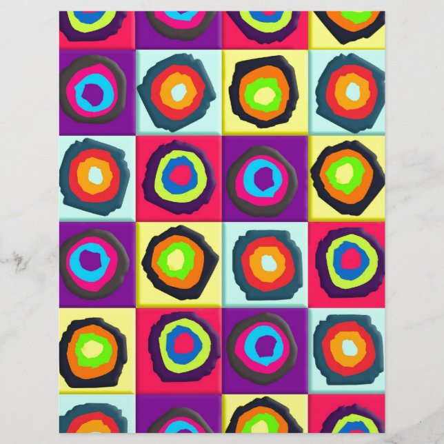 Flyer padrão dos círculos (Frente)