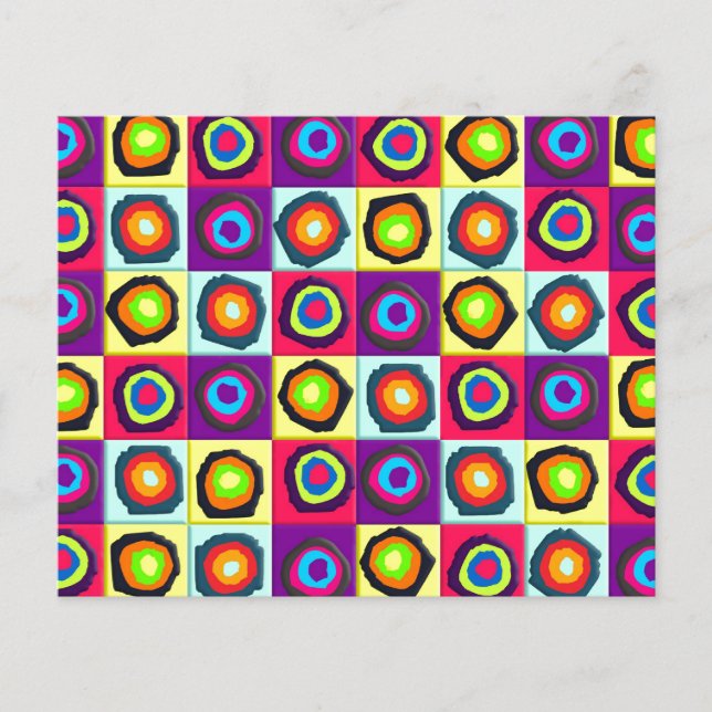 Flyer padrão dos círculos (Frente)