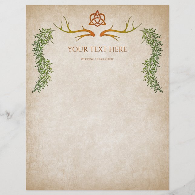 Flyer Pagan Handfast Wedding (Frente)