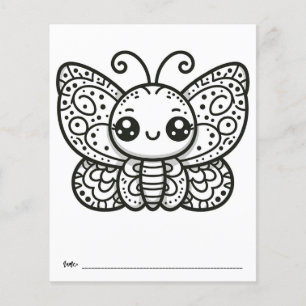 Flyer Página de Coloração de Atividade dos Filhos de Chá