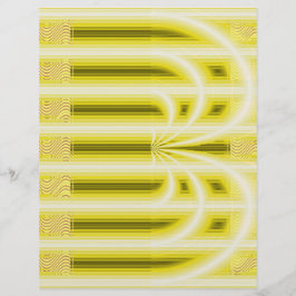 Flyer Páginas de Papel de Scrapbook Amarelo Retro em Vol