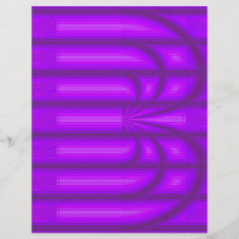 Flyer Páginas de Papel para Álbum de Recortes em Roxo Re