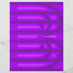 Flyer Páginas de Papel para Álbum de Recortes em Roxo Re