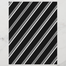 Páginas de Scrapbook com Listras Diagonais em Pret
