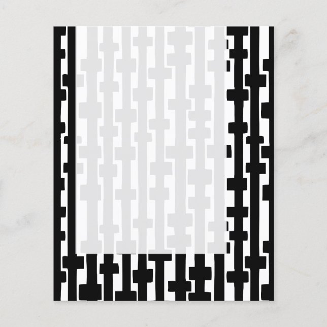 Flyer Painel 092 - Linhas Abstrato (Frente)