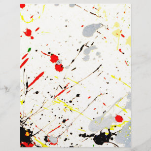 Flyer Paint Splatter