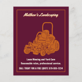 Flyer Paisagismo Remodelo Comercial Pequeno