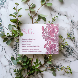 Flyer Paisleys Elegant