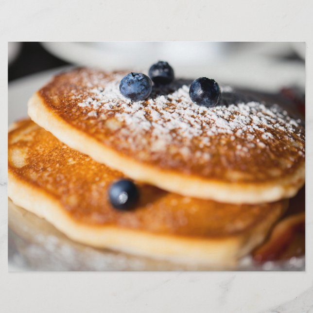 Flyer Panquecas de mirtilo (Frente)