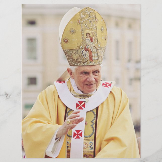 Flyer Papa Bento XVI O Mestre da Verdade (Frente)