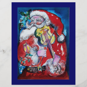 Flyer Papai Noel com violino
