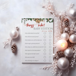 Flyer Papai noel Red Green Adivinha Quem