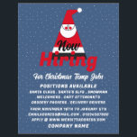 Flyer Papais noeis abstrato, Anúncio de recrutamento saz<br><div class="desc">Papais noeis abstrato,  Folhetos De Publicidade De Recrutamento Sazonal Pela Loja Cartão de visita.</div>