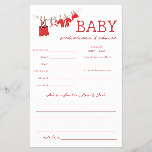 Flyer Papais noeis Predições e Conselhos sobre o jogo do (Frente)