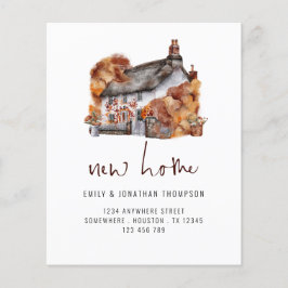 Flyer PAPEL | Autumn Colors Cottage Novo Endereço Reside