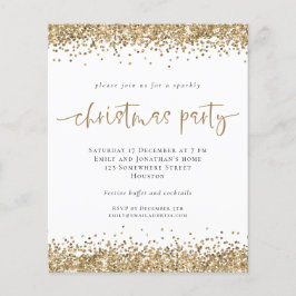 Flyer PAPEL | Convite de Festa de Natal com Letra Brilha