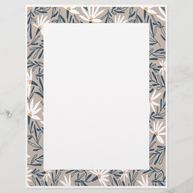 Flyer Papel de Borda para Impressoras de Carta de Papela (Frente)