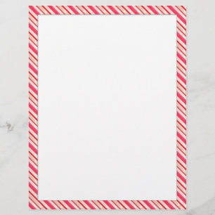 Flyer Papel de carta Candy Cane