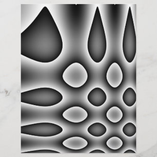 Flyer Papel de Origami, Pontos e Lágrimas Abstratos Cinz