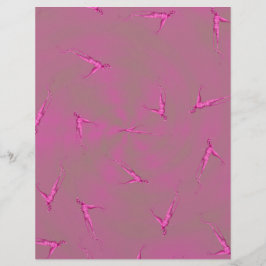 Flyer Papel de Scrapbook em Volume Homem Ginseng Rosa