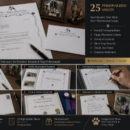 Flyer Papelaria Personalizada para Canil de Grande Dane 
