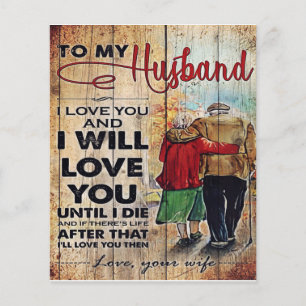 Flyer Para o meu marido Design Carta De Amor A Ele