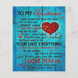 Flyer Para o meu marido Design Citações De Amor Para