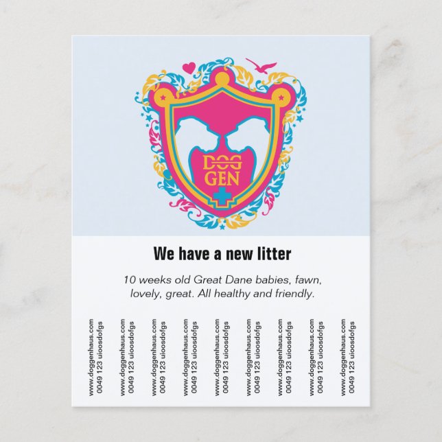Flyer Para vender Grandes Danos (Frente)
