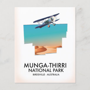 Flyer Parque Nacional Munga-Thirri Birdsville Austrália