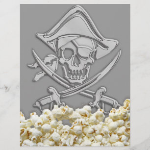 Flyer Partido personalizado do pirata