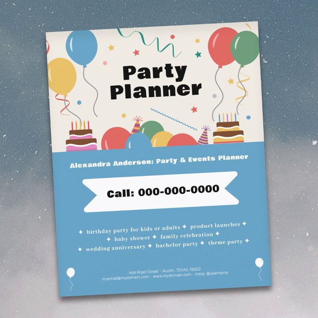 Flyer Party Planner (Party Planner Flyer)