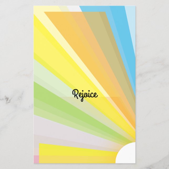 Flyer Páscoa Sonrise Ressurreição Saudação (Frente)