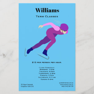 Flyer Patinação de velocidade