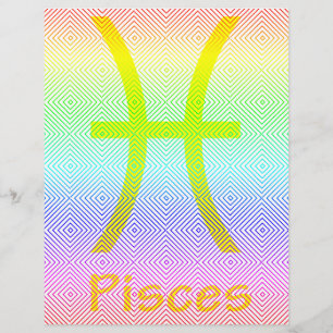 Flyer peixes amarelas, mudas espectrais