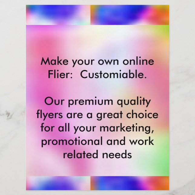 Flyer Pense cor-de-rosa - Apoiar a pesquisa de Canceres (Frente)