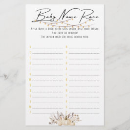 Flyer Pequeno Abobrinha a Caminho Churrasco de Bebê de O