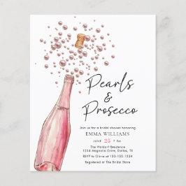 Flyer Pérolas Elegantes de Orçamento e Chá de panela Pro