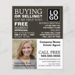 Flyer Personalised Photograph, Realtor, Estate Agent<br><div class="desc">Personalised Photograph,  Realtor,  Estate Agent Advertising Flyers By The Business Card Store.</div>