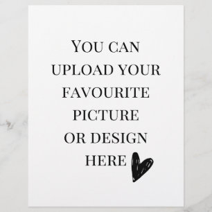 Flyer Personalizado 8,5" x 11"