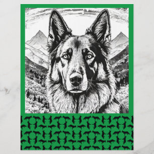 Flyer personalizado do Cão Pastor Minimal