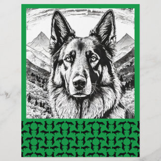 Flyer personalizado do Cão Pastor Minimal