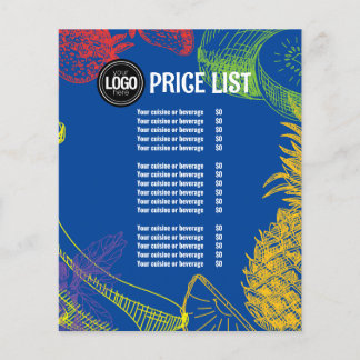 Flyer Personalizar empresa | Empresa Fruta tropical